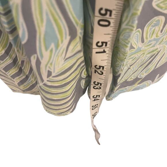 Sincerely Jules Women's Size Small Blue Grey Green Floral Maxi Dress - Picture 9 of 9